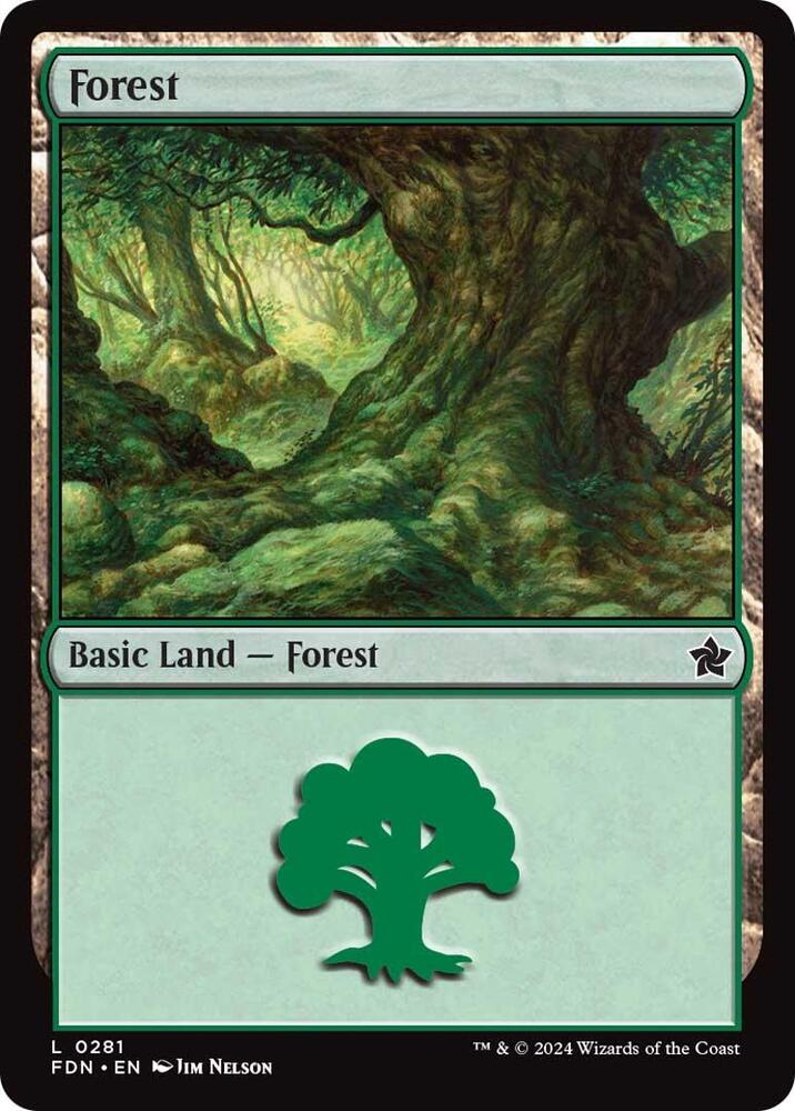Forest 0281 281 (Foundations)  - Foil | Good Games Adelaide SA