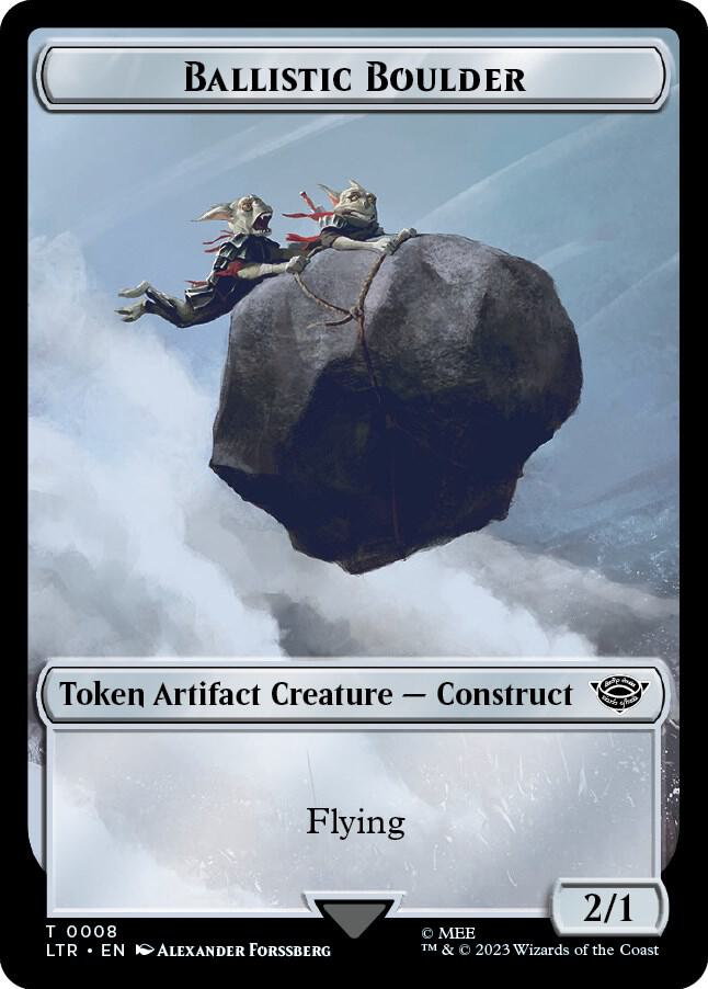 Ballistic Boulder Token 8 (Universes Beyond: The Lord of the Rings: Tales of Middle-earth)  | Good Games Adelaide SA