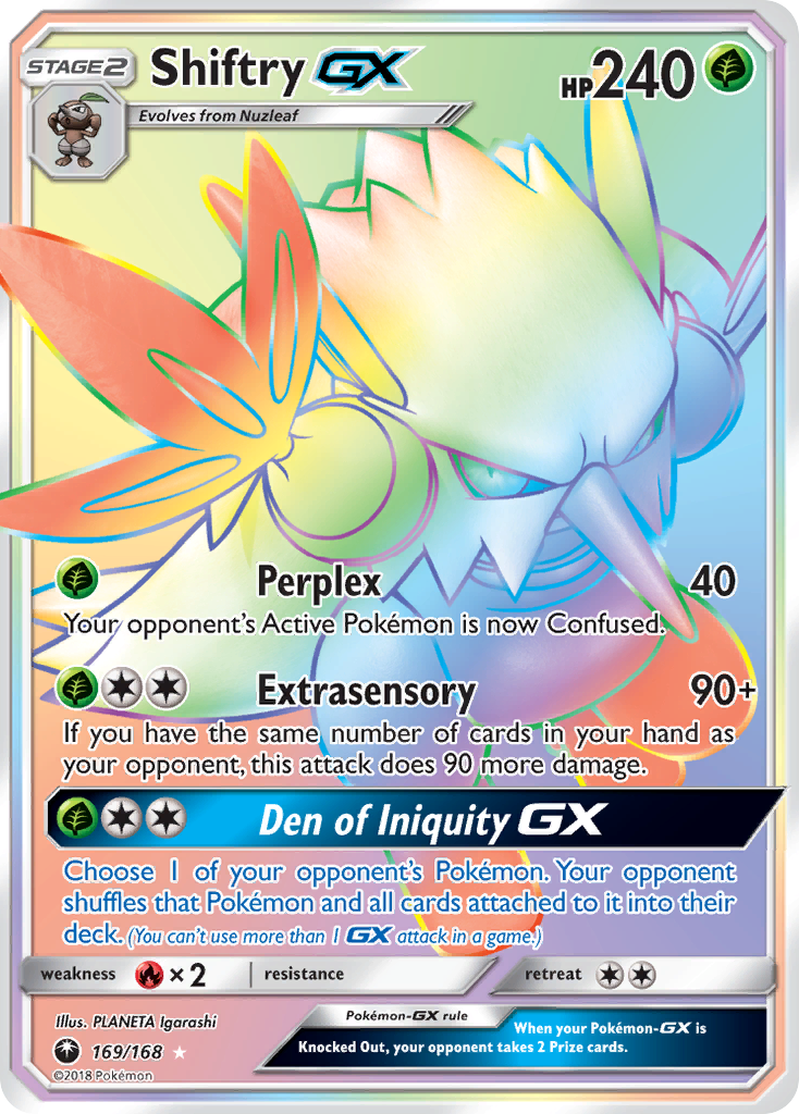 Shiftry GX (169/168) [Sun & Moon: Celestial Storm] | Good Games Adelaide SA