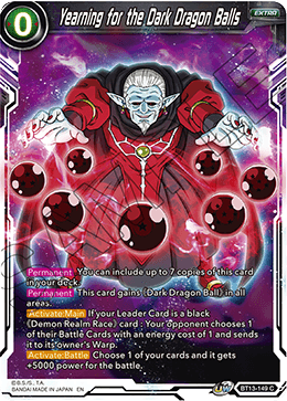 Yearning for the Dark Dragon Balls (Common) [BT13-149] | Good Games Adelaide SA