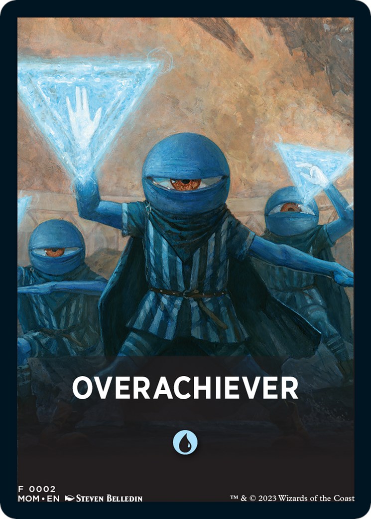 Overachiever Theme Card [March of the Machine Tokens] | Good Games Adelaide SA