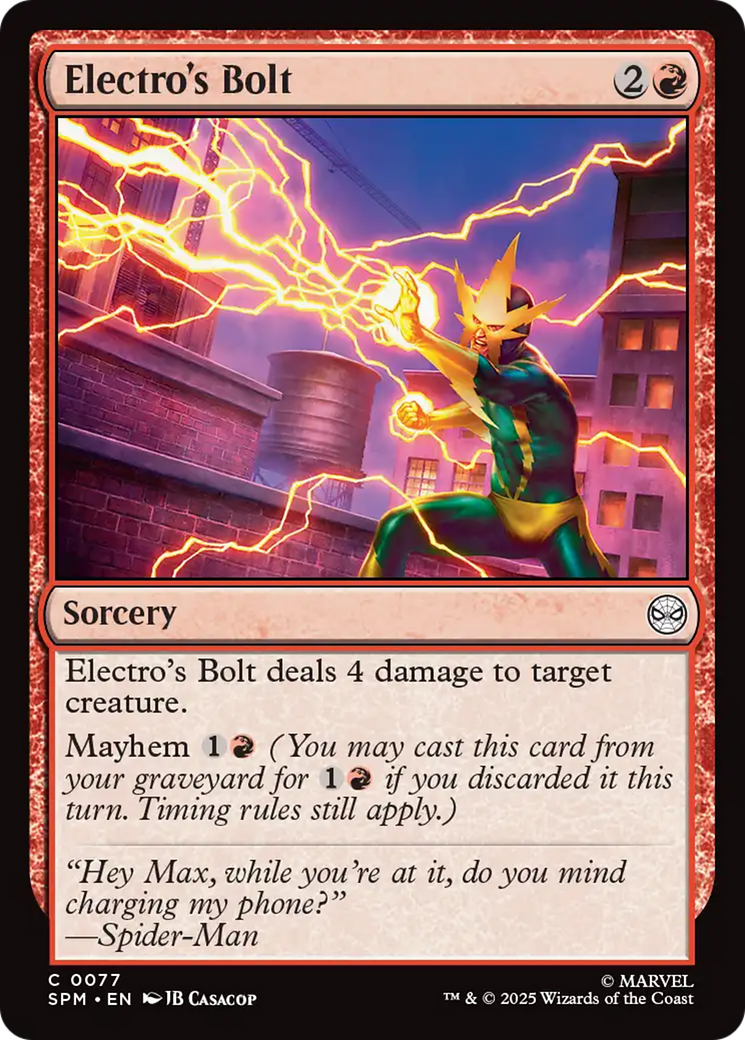 Electro's Bolt [Marvel's Spider-Man] | Good Games Adelaide SA