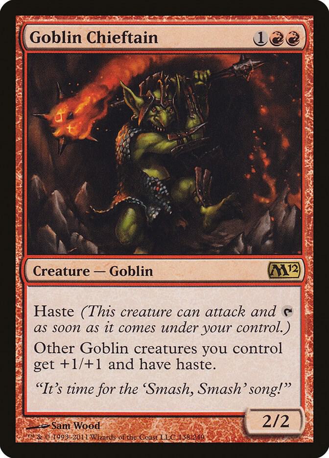 Goblin Chieftain 138 (Magic 2012 (M12))  | Good Games Adelaide SA