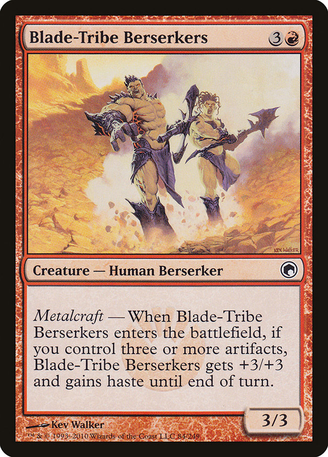 Blade-Tribe Berserkers 84 (Scars of Mirrodin)  - Foil | Good Games Adelaide SA