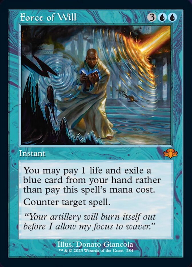 Force of Will (Retro) [Dominaria Remastered] | Good Games Adelaide SA
