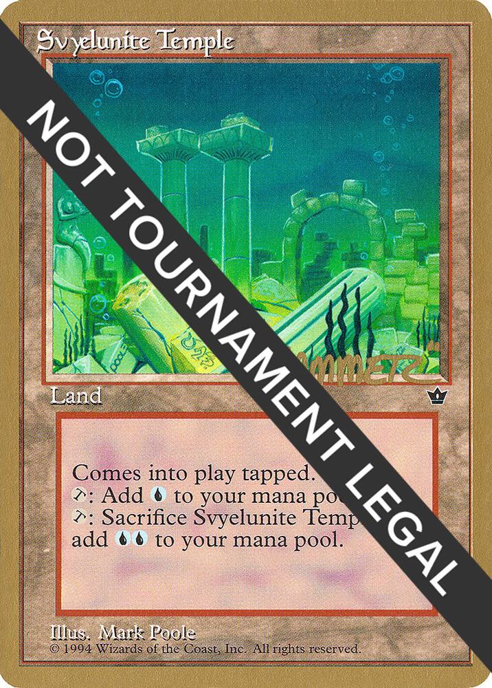 Svyelunite Temple 1996 Shawn Hammer Regnier FEM shr102/308 (World Championship Decks)  | Good Games Adelaide SA