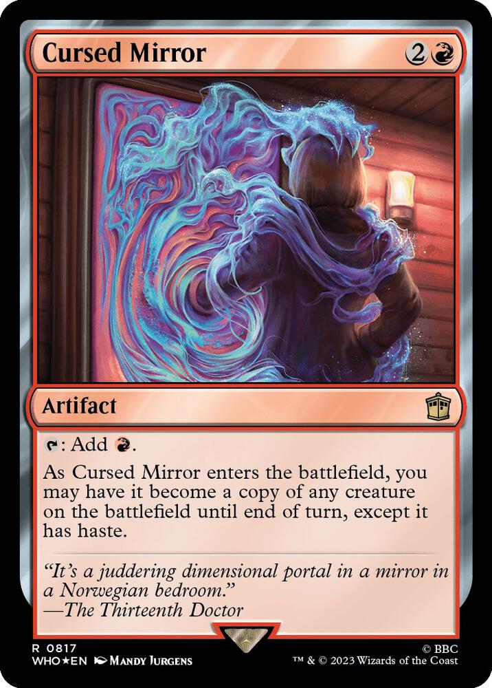 Cursed Mirror 817 (Universes Beyond: Doctor Who)  - Foil | Good Games Adelaide SA