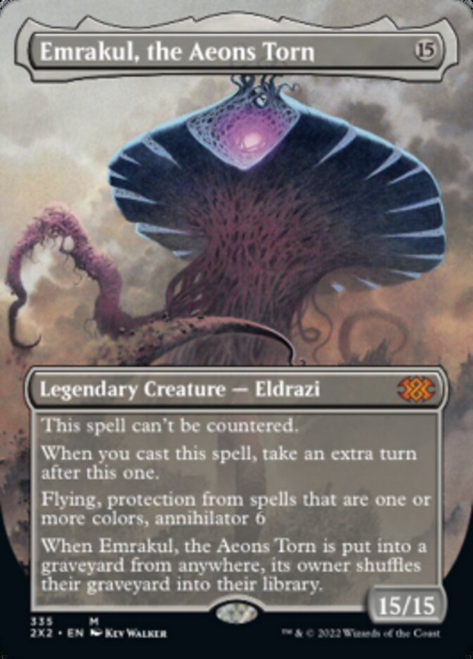 Emrakul, the Aeons Torn (Borderless Alternate Art) [Double Masters 2022] | Good Games Adelaide SA