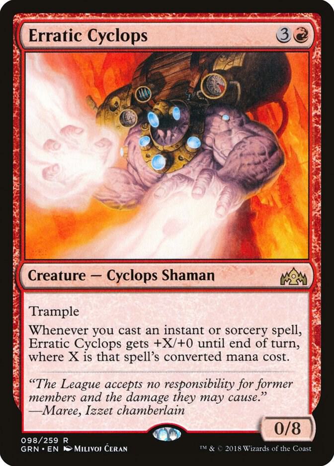 Erratic Cyclops 98 (Guilds of Ravnica)  | Good Games Adelaide SA