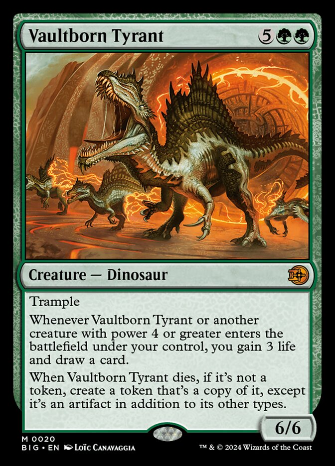 Vaultborn Tyrant 20 (Outlaws of Thunder Junction: The Big Score)  - Foil | Good Games Adelaide SA