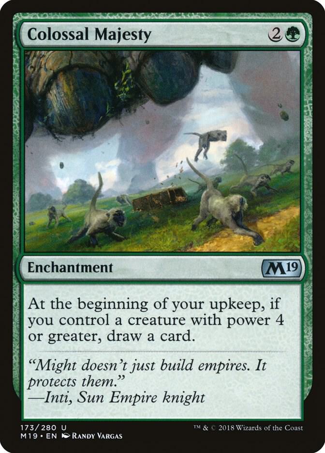 Colossal Majesty 173 (Core Set 2019)  - Foil | Good Games Adelaide SA
