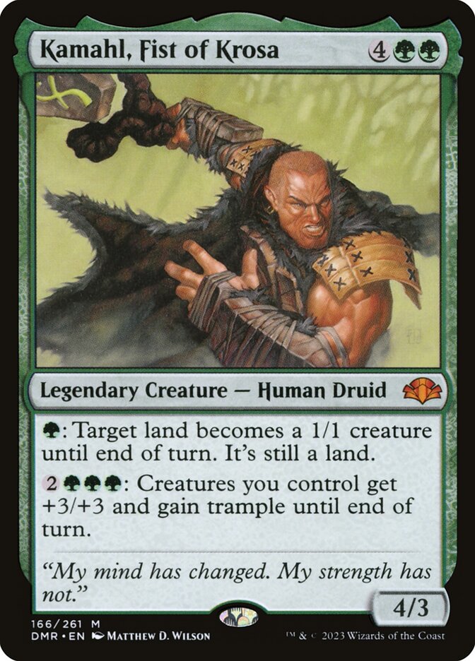 Kamahl, Fist of Krosa 166 (Dominaria Remastered)  | Good Games Adelaide SA