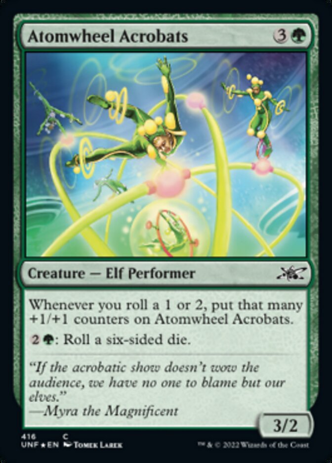 Atomwheel Acrobats (Galaxy Foil) [Unfinity] | Good Games Adelaide SA