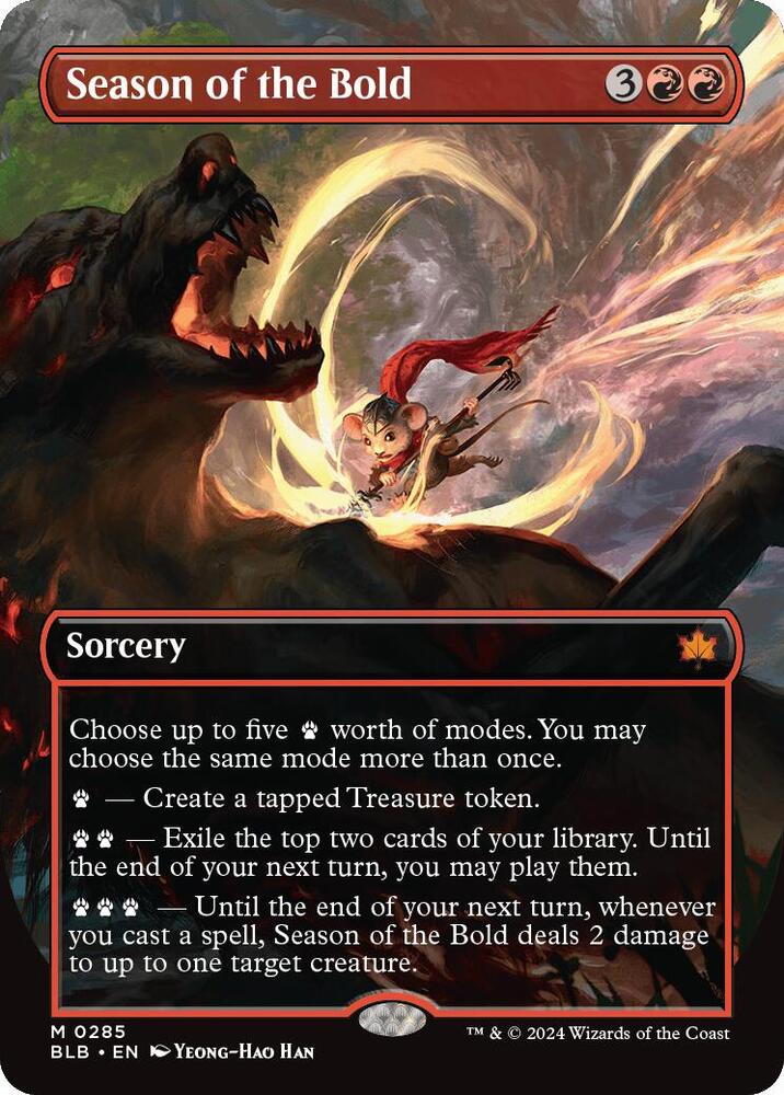 Season of the Bold 285 (Bloomburrow)  - Foil | Good Games Adelaide SA