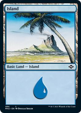 Island 484 Foil Etched 484 (Modern Horizons 2)  - Foil | Good Games Adelaide SA