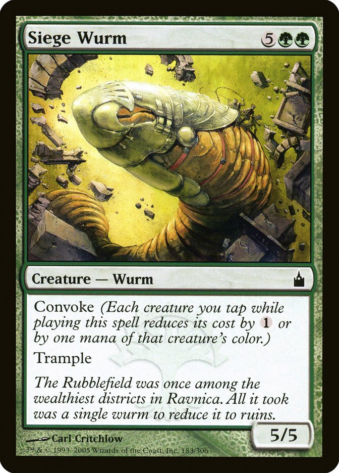Siege Wurm [Ravnica: City of Guilds] | Good Games Adelaide SA