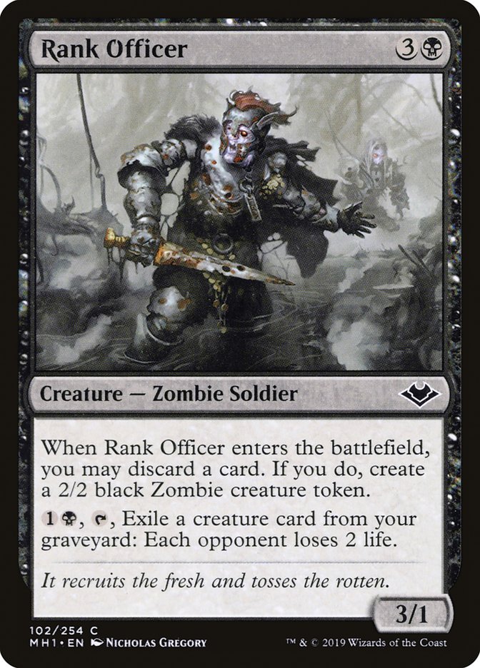 Rank Officer 102 (Modern Horizons)  - Foil | Good Games Adelaide SA