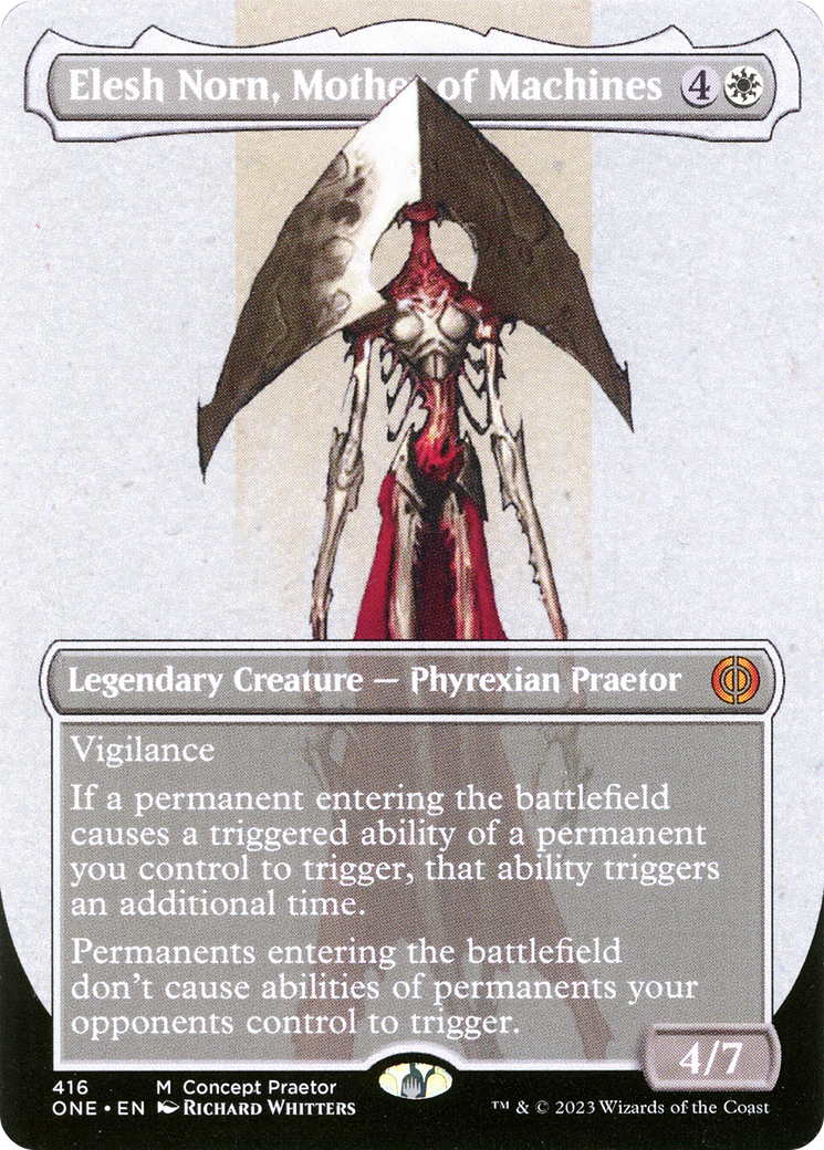 Elesh Norn, Mother of Machines (Borderless Concept Preators) [Phyrexia: All Will Be One] | Good Games Adelaide SA