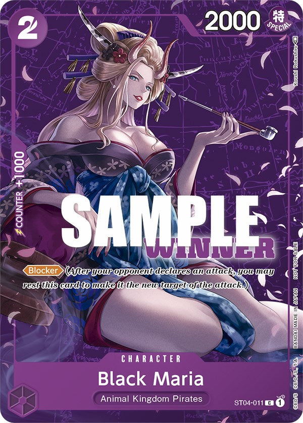 Black Maria (Tournament Pack Vol. 2) [Winner] [One Piece Promotion Cards] | Good Games Adelaide SA