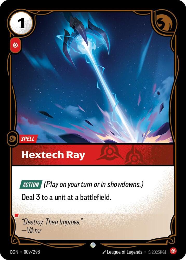 Hextech Ray 009/298 (Origins)  | Good Games Adelaide SA