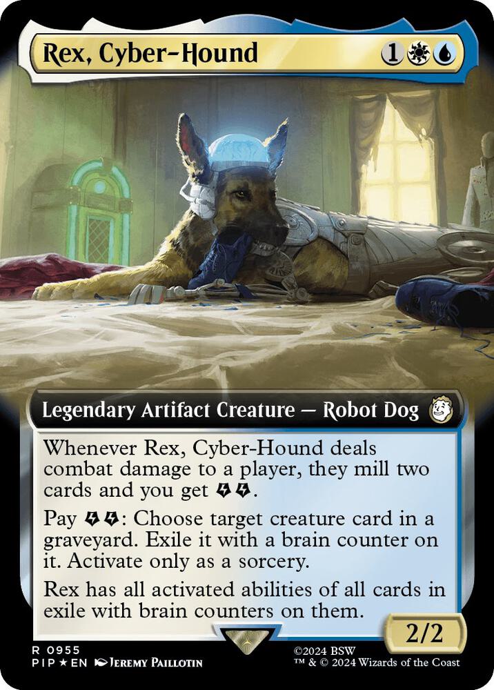 Rex, Cyber-Hound 955 (Universes Beyond: Fallout)  - Foil | Good Games Adelaide SA