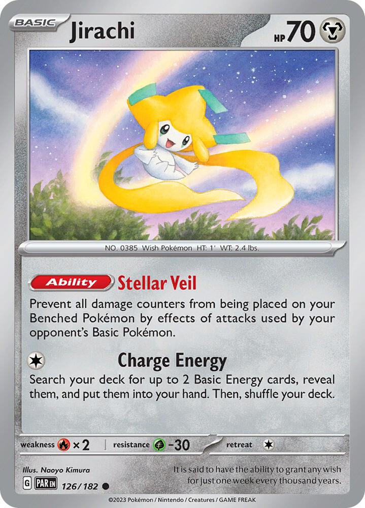 Jirachi 126/182 (SV04: Paradox Rift)  - Reverse Holofoil | Good Games Adelaide SA