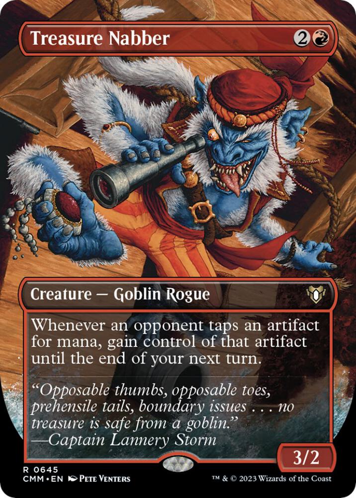 Treasure Nabber 645 (Commander Masters)  - Borderless | Good Games Adelaide SA