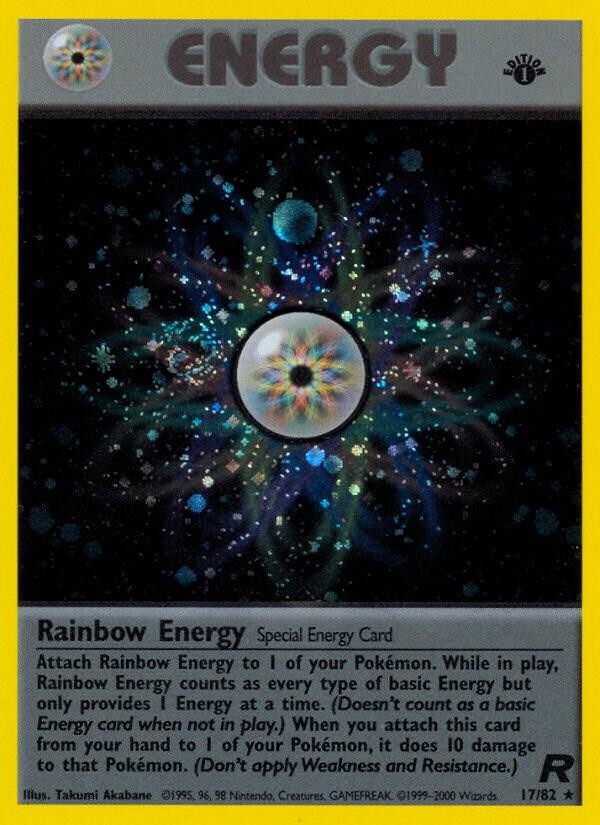Rainbow Energy 17 17/82 (Team Rocket)  - 1st Edition Holofoil | Good Games Adelaide SA
