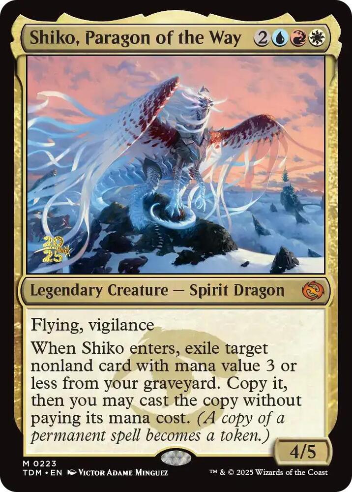 Shiko Paragon of the Way 223 (Prerelease Cards)  - Foil | Good Games Adelaide SA