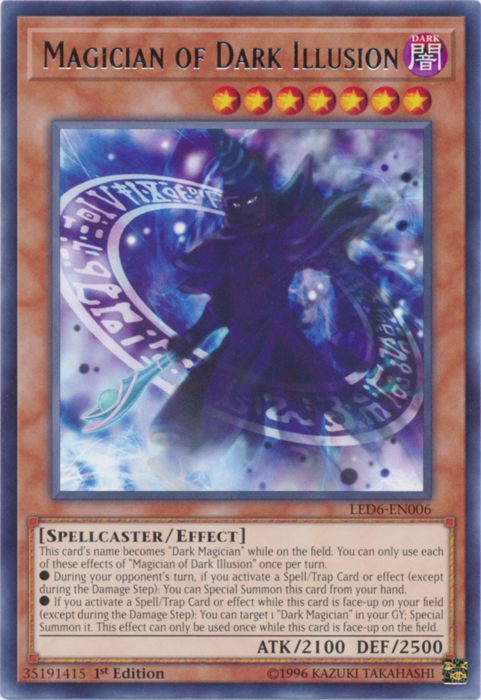Magician of Dark Illusion [LED6-EN006] Rare | Good Games Adelaide SA