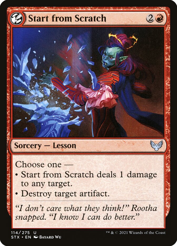 Start from Scratch 114 (Strixhaven: School of Mages)  - Foil | Good Games Adelaide SA