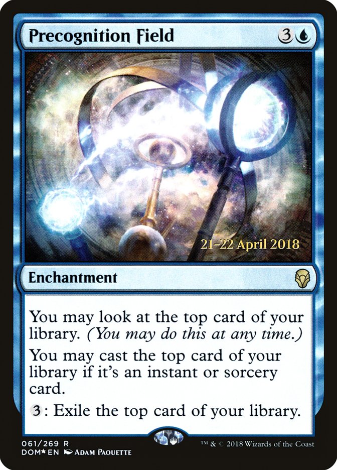 Precognition Field [Dominaria Promos] | Good Games Adelaide SA