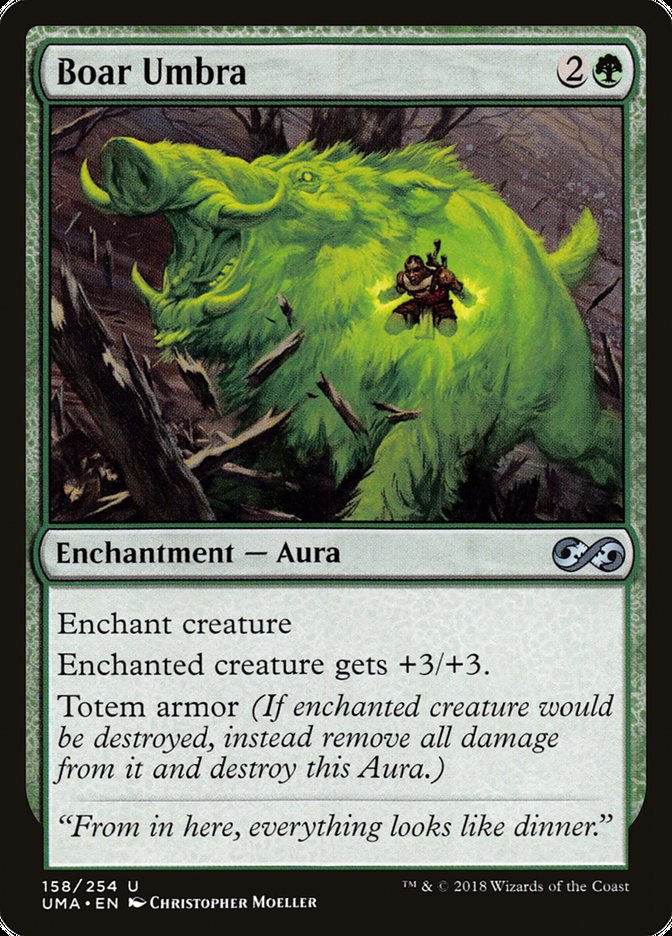 Boar Umbra 158 (Ultimate Masters)  - Foil | Good Games Adelaide SA