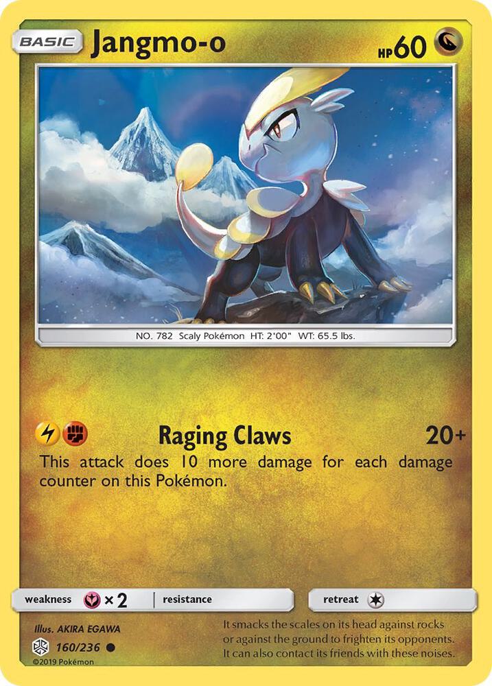 Jangmo-o 160/236 (SM - Cosmic Eclipse)  | Good Games Adelaide SA