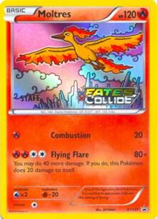 Moltres Prerelease Staff XY127 (XY Promos)  - Holofoil | Good Games Adelaide SA