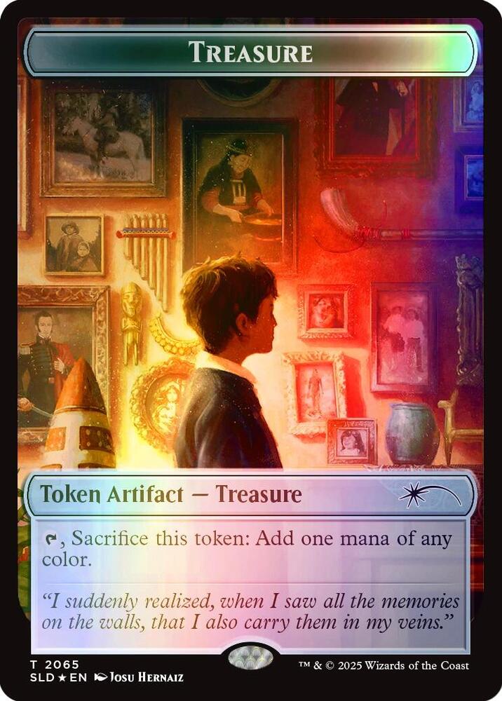 Treasure Token 2065 Rainbow Foil 2065 (Secret Lair Drop Series)  - Foil | Good Games Adelaide SA
