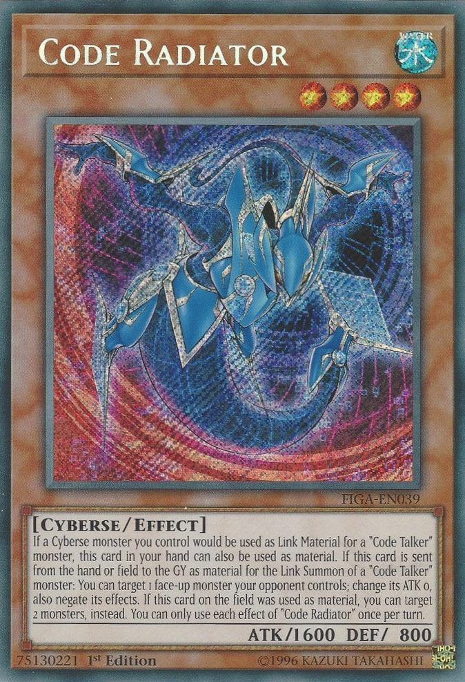 Code Radiator [FIGA-EN039] Secret Rare | Good Games Adelaide SA