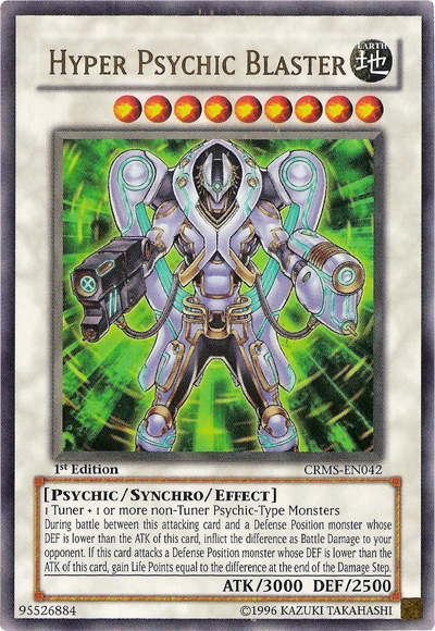Hyper Psychic Blaster [CRMS-EN042] Ultra Rare | Good Games Adelaide SA