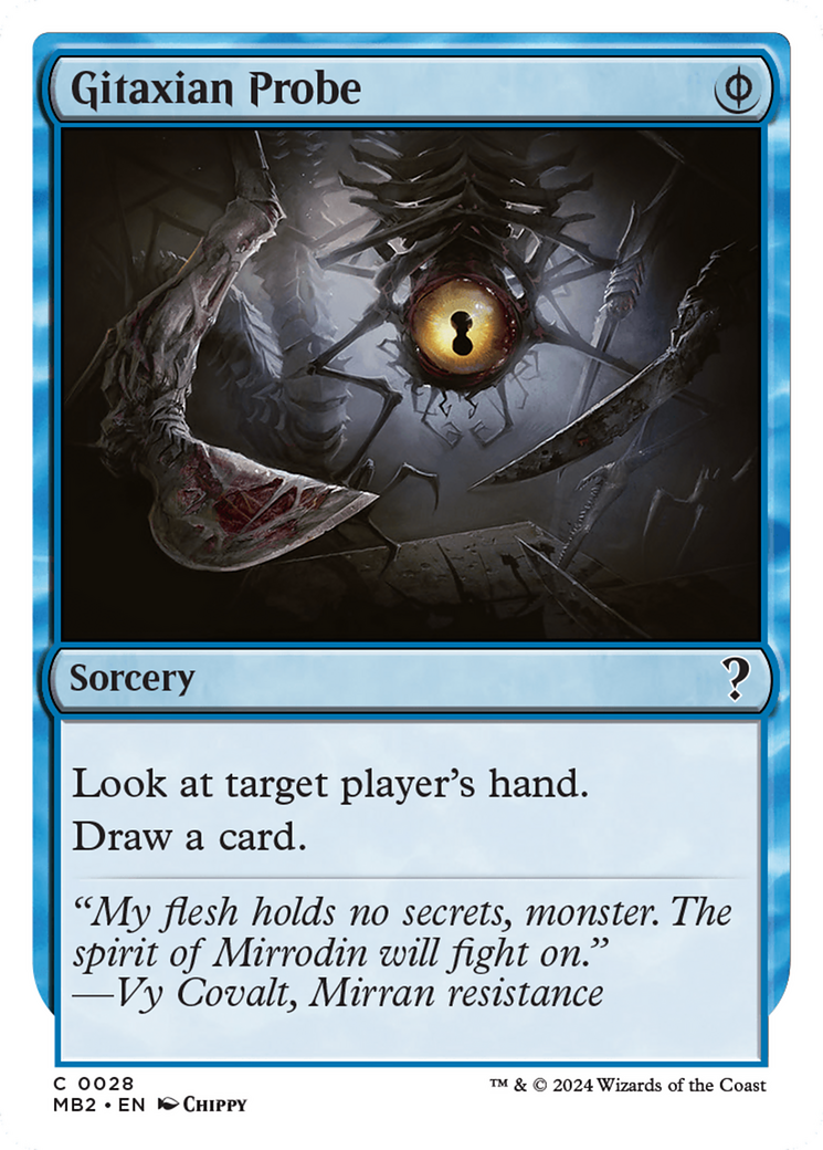 Gitaxian Probe (White Border) [Mystery Booster 2] | Good Games Adelaide SA
