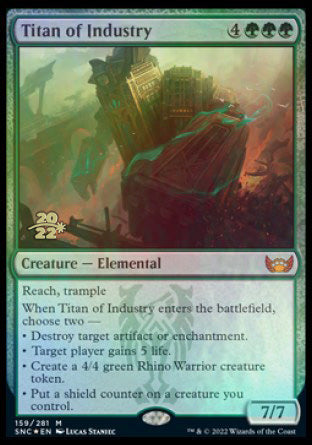 Titan of Industry [Streets of New Capenna Prerelease Promos] | Good Games Adelaide SA
