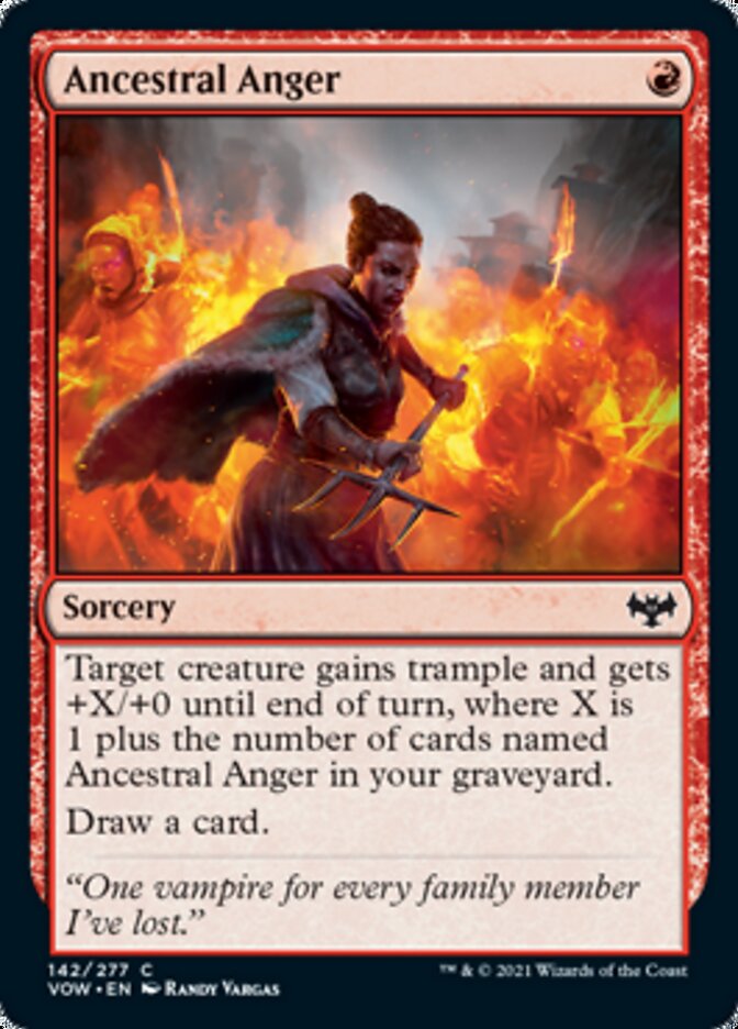 Ancestral Anger [Innistrad: Crimson Vow] | Good Games Adelaide SA