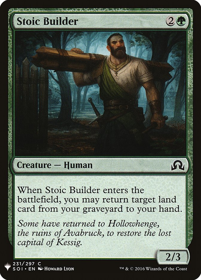Stoic Builder [Mystery Booster] | Good Games Adelaide SA