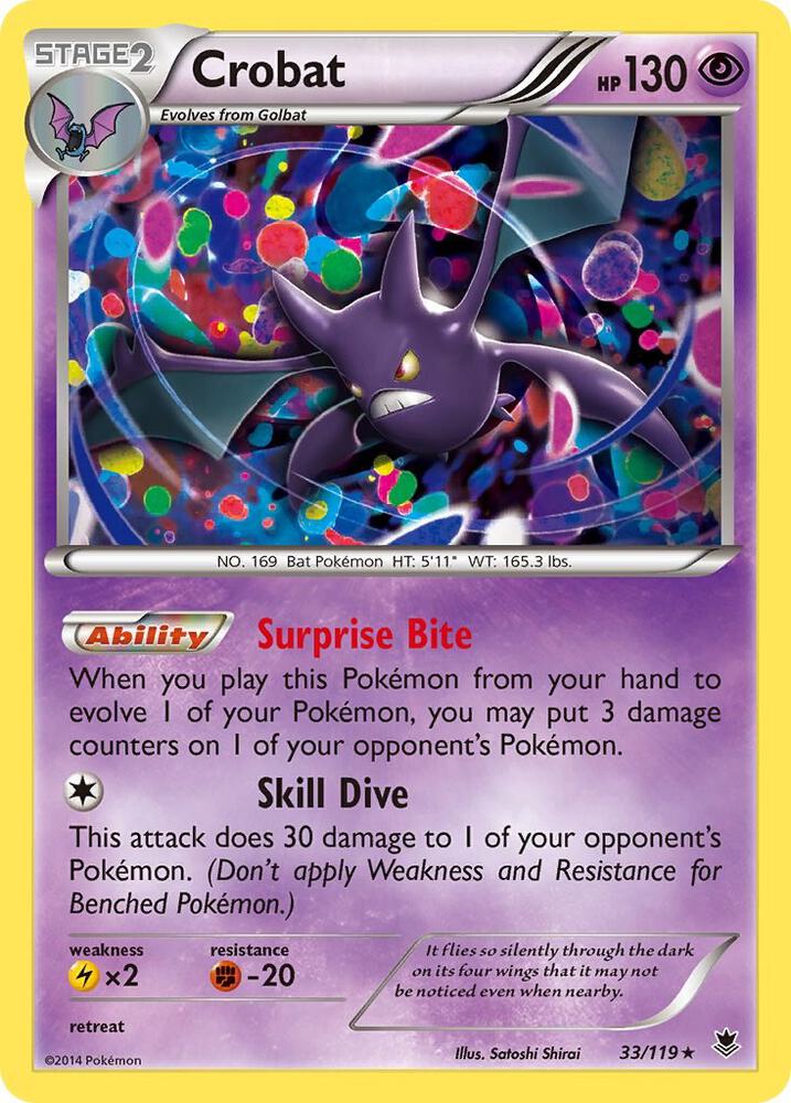 Crobat 33/119 (XY - Phantom Forces)  | Good Games Adelaide SA