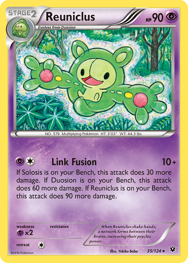 Reuniclus (35/124) [XY: Fates Collide] | Good Games Adelaide SA