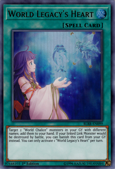 World Legacy's Heart [BLRR-EN099] Ultra Rare | Good Games Adelaide SA