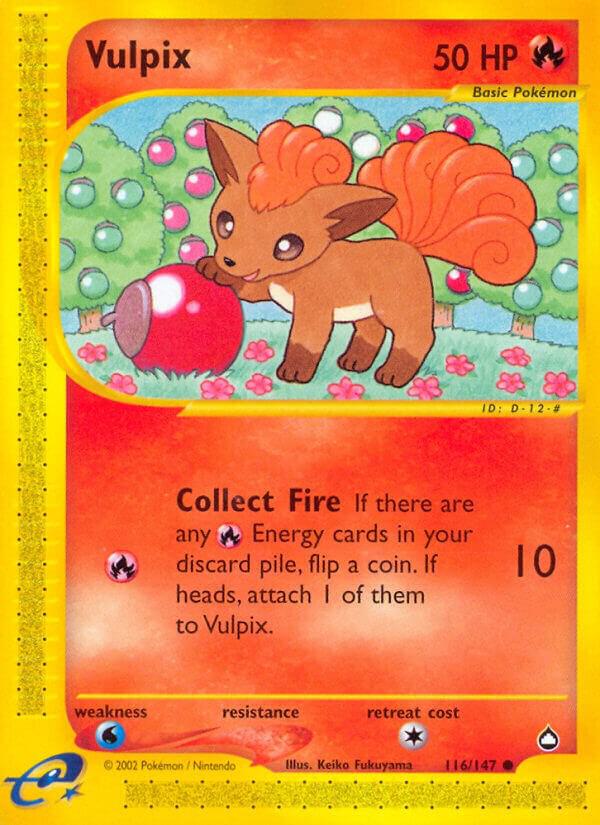 Vulpix 116/147 (Aquapolis)  | Good Games Adelaide SA