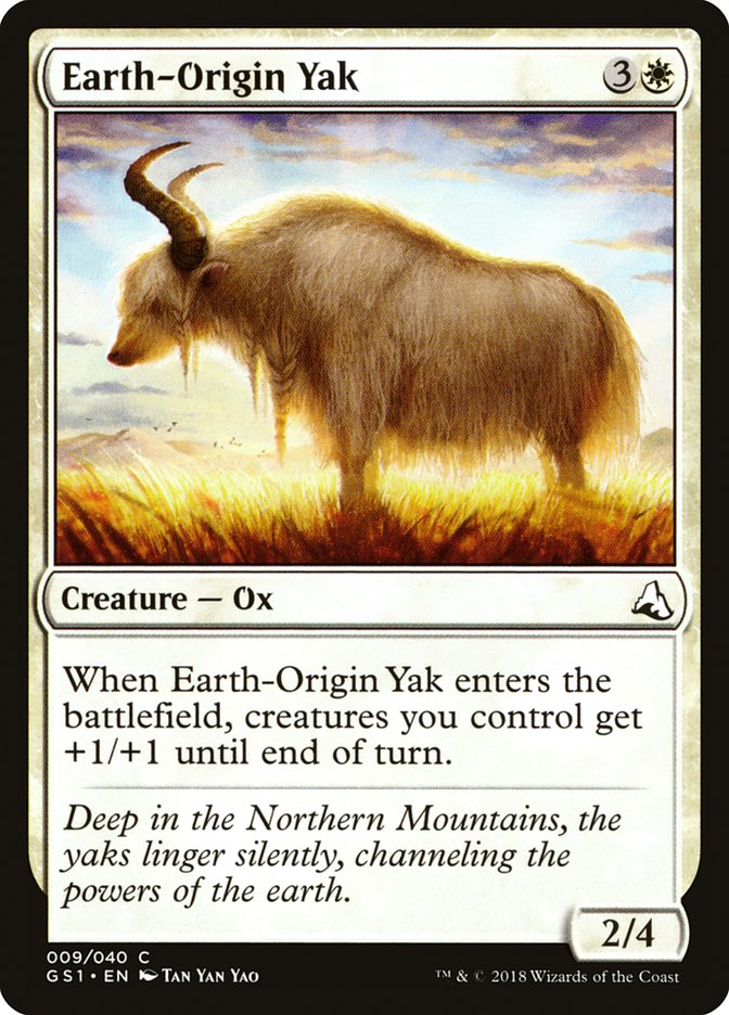 Earth-Origin Yak 9 (Global Series Jiang Yanggu & Mu Yanling)  | Good Games Adelaide SA