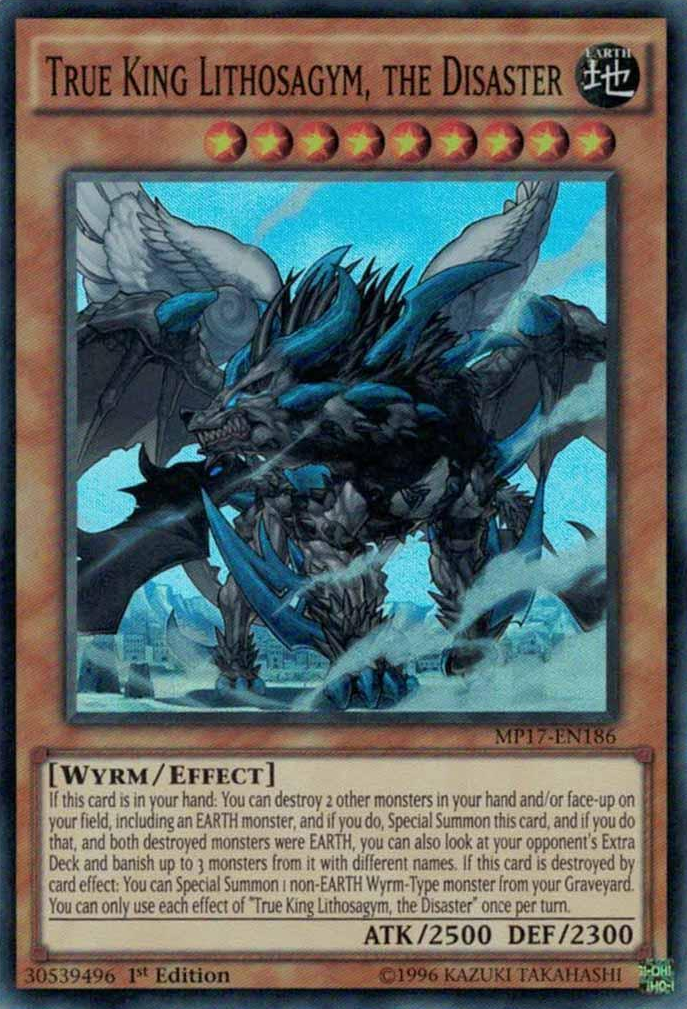 True King Lithosagym, the Disaster [MP17-EN186] Super Rare | Good Games Adelaide SA