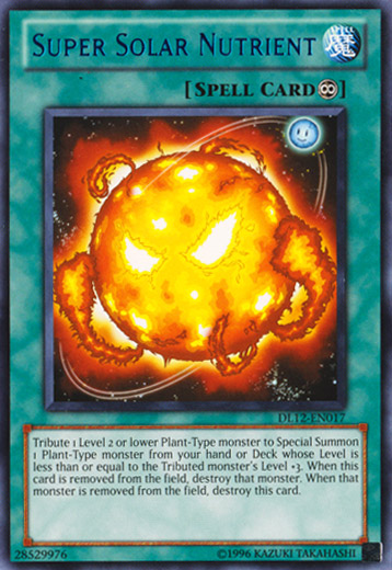 Super Solar Nutrient (Blue) [DL12-EN017] Rare | Good Games Adelaide SA