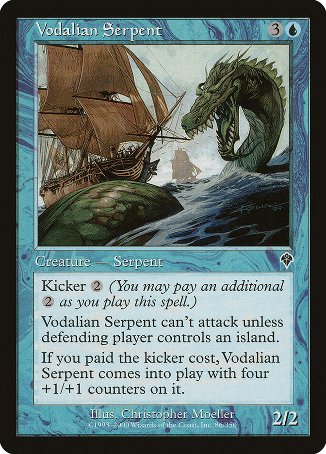 Vodalian Serpent 86 (Invasion)  - Foil | Good Games Adelaide SA